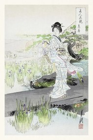 Kunstreproductie Iris Garden, Ogata Gekko