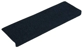 vidaXL Trapmatten 15 st 65x25 cm naaldvilt blauw