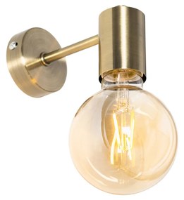 Industriële wandlamp brons 13cm - Facil