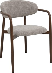 Eetkamerstoel Walnoot Met Armleuningen