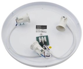 Oosterse plafondlamp rotan met zwart 40cm - Tremmo