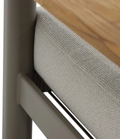 Stoel en Bank Loungeset 5 personen Aluminium/Rope Taupe  Santika Furniture Santika