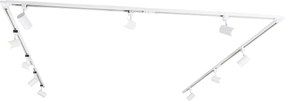 Smart 1-fase railsysteem met 10 spots wit incl. Wifi GU10 - Iconic Jeana