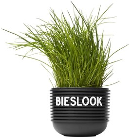 HEMA Letter Bloempot Ø14cm Zwart