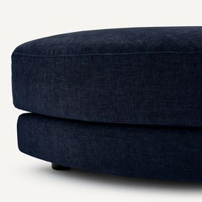 Modulaire voetensteun in chenille fluweel, TIBERIO