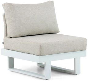 Hoek loungeset 6 personen Aluminium Wit  Lifestyle Garden Furniture Lorenzo