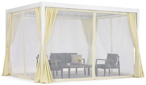 Lagos Premium 3x4 Tuinpunt vrijstaand terras pergola wit
