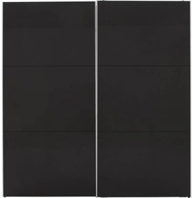 Goossens Kledingkast Sydney, 202 cm breed, 215 cm hoog, 2 schuifdeuren glas
