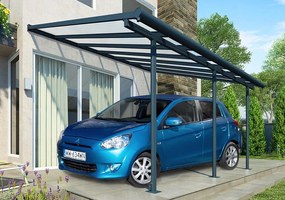 Aluminium carport Sierra Palram - Canopia 3 x 4,35 m grijs