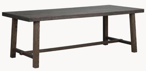 Eettafel Brooklyn met massief houten blad, 220 x 95 cm