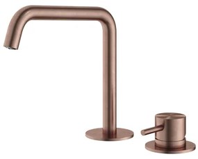 Hotbath Archie Wastafelmengkraan 2 gats zonder waste BCP Geborsteld Koper PVD AR023BCP