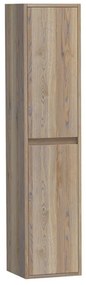 Saniclass Nexxt 160 Badkamerkast - 160x35x35cm - 2 links/rechtsdraaiende deuren - hout - Vintage oak 7007VOG