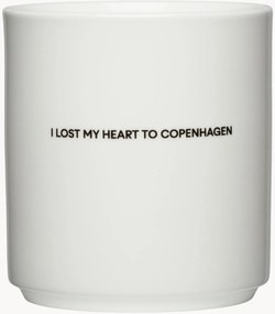 Kopje I Lost My Heart met opschrift