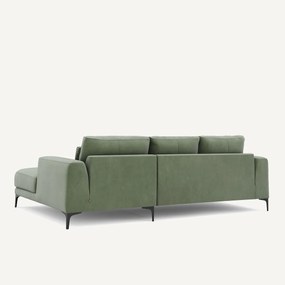 Linkse hoekbank fluweel, Marsile