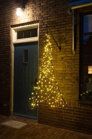Fairybell hangende verlichte kerstboom - 150 cm - 240 warm witte ledlampjes - inclusief ophangsysteem