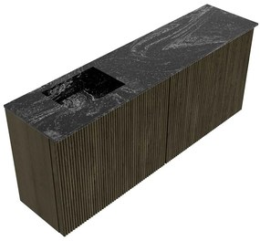 Mondiaz Joya DLux 100cm toiletmeubel shadow met wastafel faye links zonder kraangat lava