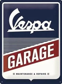 Metalen bord Vespa Garage