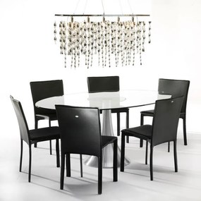 Kare Design Grande Possibilita Glazen Eettafel Ovaal - 180 X 120cm.