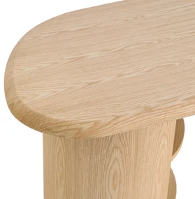 Bureau met organisch tafelblad in eik, Smith