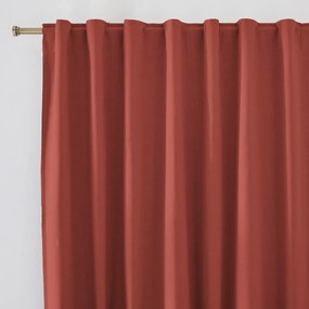 Verduisteringsgordijn in halflinnen met verdekte lussen, Lincot