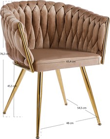 Widny Stoel Van Gouden Fluweel