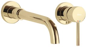Inbouw wastafelkraan Rea Lungo Long Gold + BOX
