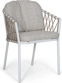 Tuinset 6 personen 220 cm Rope Wit Lifestyle Garden Furniture Morano/Tavona