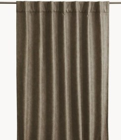 Ondoorzichtig multibandgordijn Lycke in lederlook, B 135 cm