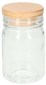 Potje met houten deksel, glas, 250 ml