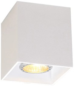 Design opbouwspot wit GU10 50mm  - Qubo
