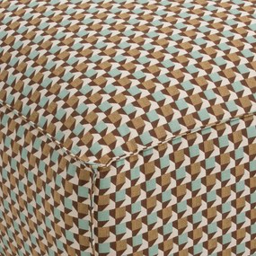 Modulaire poef, jacquard origami, Seven