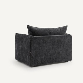 Fauteuil XL in geribd fluweel, Néo Chiquito