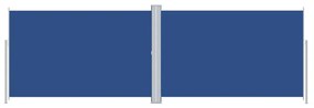 vidaXL Tuinscherm uittrekbaar 220x600 cm blauw