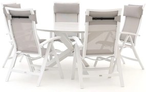 Diningset Bellagio | 5 personen | Tuinset sintered stone | 6-delig | Kees Smit Tuinmeubelen