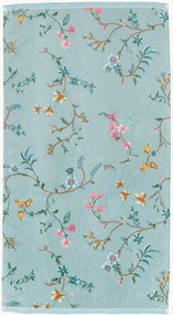 Fluweel & terry handdoek Les Fleurs