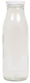 Melkfles, glas, 500 ml