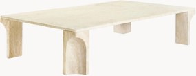 Travertijn salontafel Doric, B 140 cm