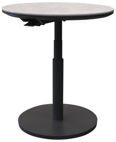 San Sebastian bijzettafel 59xH45-65 cm rond aluminium sintered stone antraciet