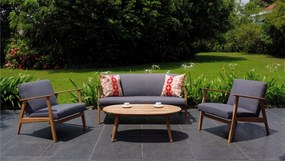 The Outsider Stoel-Bank Loungeset - Narvik - Acacia - Grijs - The Outsider