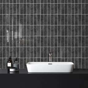 Zelfklevende SPC TEGEL Grijs - 30 cm x 29.6 cm x 0.4 cm | 0.5 kg | Paneli zelfklevende steenstrips