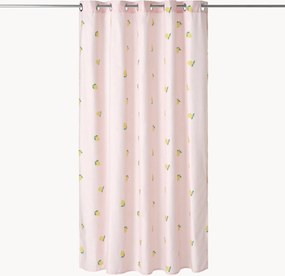 Douchegordijn met patroon Lemon, waterbestendig