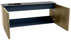 Mondiaz Joya DLux 100cm toiletmeubel dusk met wastafel faye links 1 kraangat lava