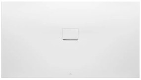 Villeroy & Boch Squaro Infinity kunststof douchebak quaryl rechthoekig 100x90x4cm mat wit UDQ1090SQI2V-RW