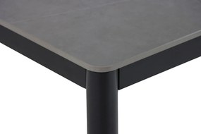 Dining Tuintafel   180 x 90 cm Aluminium/keramiek Grijs  Como