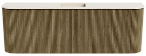 Mondiaz Joya DLux 125cm toiletmeubel ronding links/rechts dusk met wastafel faye midden 1 kraangat meli