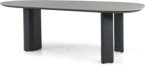 Tuinset 6 personen 240 cm Aluminium/rope Grijs Coco Antoni/Weave