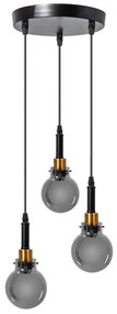 Hanglamp APP1125-3CP Zwart Goud