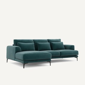 Rechtse hoekbank fluweel, Marsile