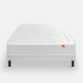 Ensemble matras met veren L'Échappée + lattenbodem