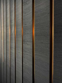 Wandpaneel Grace Antraciet 260x12cm - 260 cm x 12 cm x 1.2 cm | 1.2 kg | Paneli akoestische wandpanelen - AKU Wandpanelen